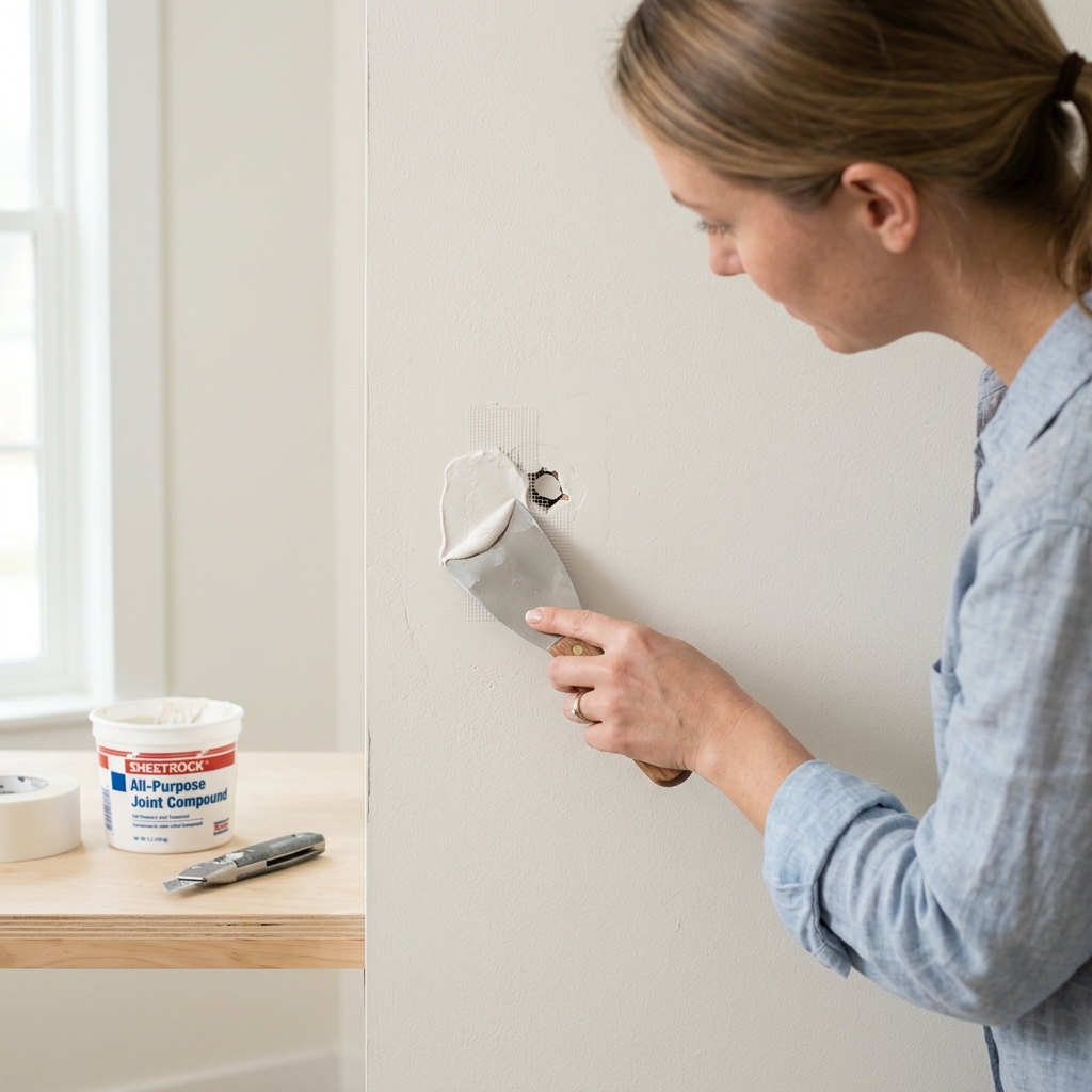 How to Patch a Small Hole in Drywall
